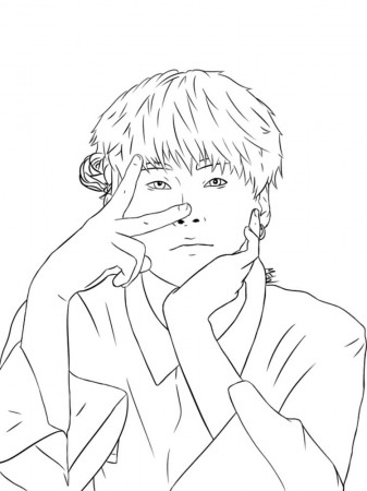 BTS coloring pages. Download and print BTS coloring pages