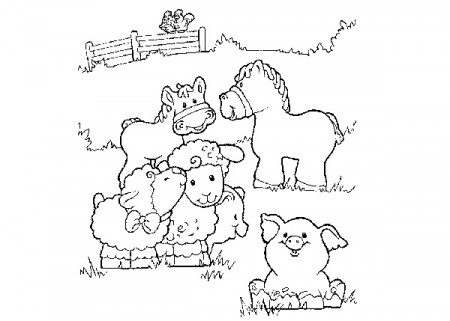 Farm Animals Coloring Pages - GetColoringPages.com