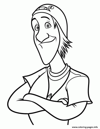 Big Hero 6 Movie Fred Coloring Pages Printable