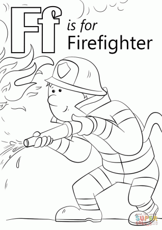 Letter Is For Firefighter Coloring Page Free Printable Fantastic Picture  Ideas Police – Slavyanka