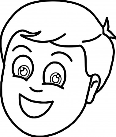 awesome Tn Boy Smiling Face Coloring Page | Coloring pages for boys, Coloring  pages, Boy coloring