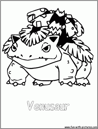 Mega Pokemon Venusaur Coloring Pages ...