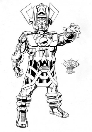 John Byrne Draws... — Galactus commission by John Byrne. 2009.