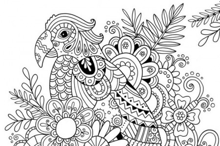 Coloring pages for adults: Summer, printable, free to download, JPG, PDF