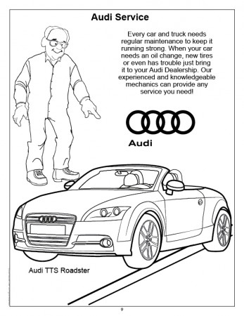 Audi Imprint Coloring Book