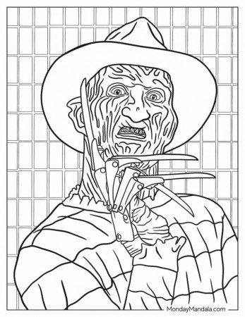 20 Horror Coloring Pages (Free PDF ...