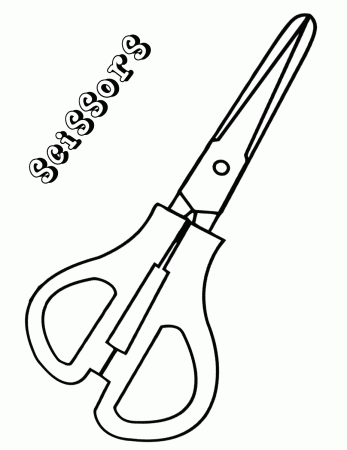 Scissors coloring pages | Coloring pages to download and print