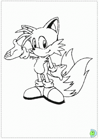 Sonic Coloring page