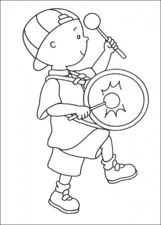 Caillou Coloring Pages Online - Picture 6 – Free Printable Caillou 