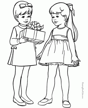Free Birthday Coloring Pages 013