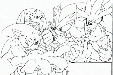 Sonic,knuckles,shadow,silver pl by trunks24 on deviantART