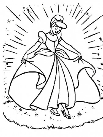Revolution Of Cinderella Disney Coloring Pages - Princess Coloring 
