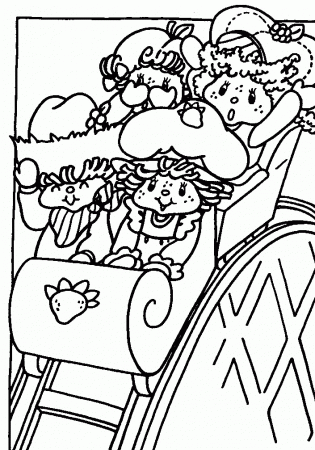 Strawberry Shortcake Coloring Book - Summer Time @ Toy-Addict.com