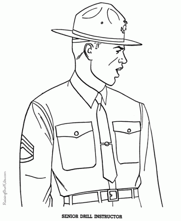 Free Military Coloring Pages 001