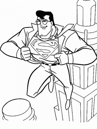 Superman Coloring Pages | Learn To Coloring