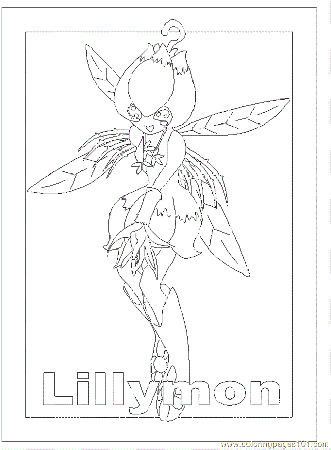 Digimon 21 Cartoons Coloring Pages