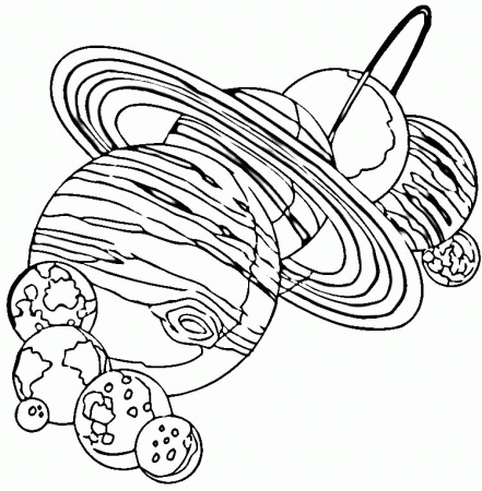 SOLAR SYSTEM Colouring Pages (page 3)