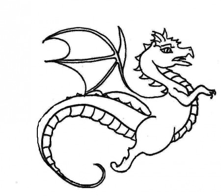 chinese dragon. dragon coloring page fierce fire breathing dragon ...