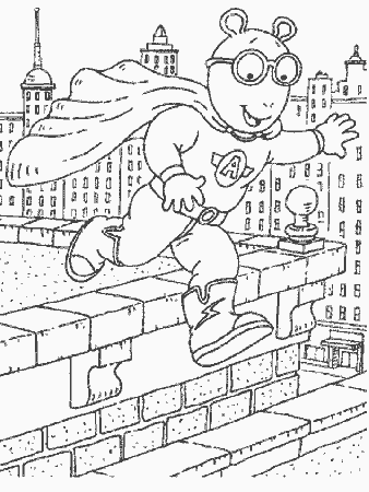 arthur Colouring Pages (page 2)