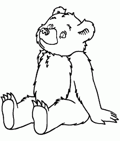 Little Bear Coloring Pages
