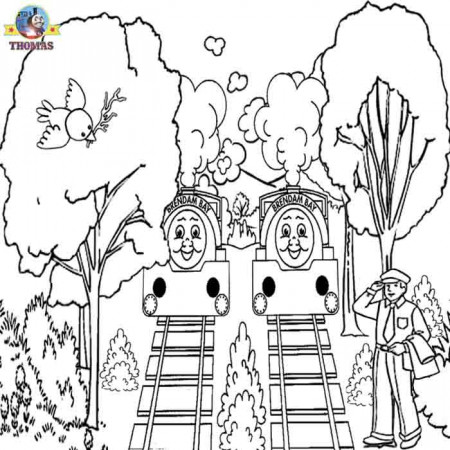 Kids Free online coloring pages Thomas train printable pictures ...