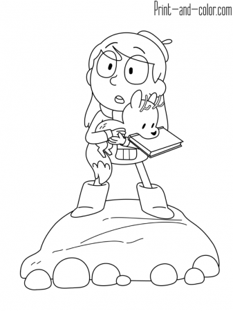 Hilda coloring pages | Print and Color.com | Cute coloring pages, Adventure  time coloring pages, Monster coloring pages