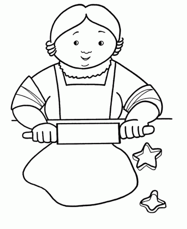 Coloring Pages | Free Coloring Grandma Coloring Pages