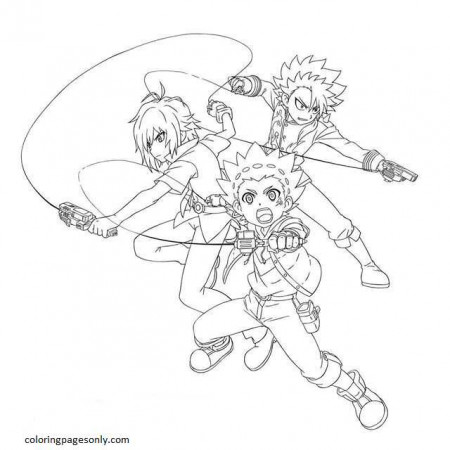 Beyblade Burst 14 Coloring Pages - Beyblade Coloring Pages - Coloring Pages  For Kids And Adults