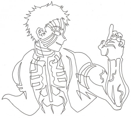 akaza printable Coloring Page - Anime Coloring Pages