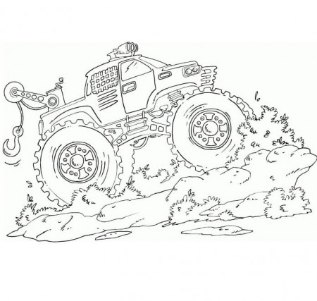 Monster Truck Coloring Pages