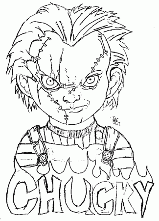 Chucky Free Printable Coloring Pages - Chucky Coloring Pages - Coloring  Pages For Kids And Adults