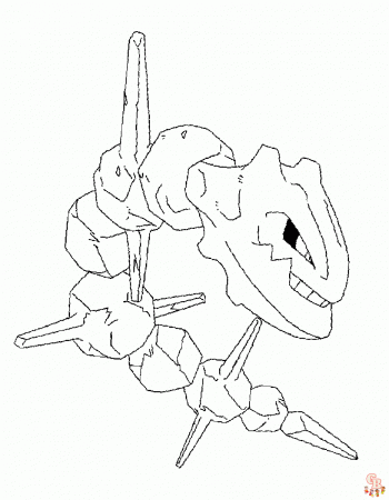 Steelix Coloring Pages - Free Printable and Easy to Print