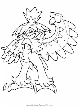 Hisuian Decidueye Pokemon Coloring Page for Kids - Free Pokemon Printable Coloring  Pages Online for Kids - ColoringPages101.com | Coloring Pages for Kids
