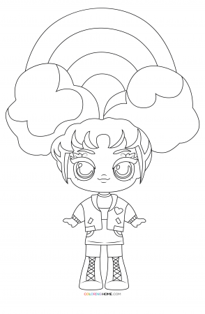 Blume dolls coloring page