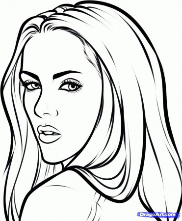 The Best Ideas for Realistic Girl Coloring Pages - Best Coloring Pages  Inspiration and Ideas | Portrait drawing, Outline drawings, Face drawing