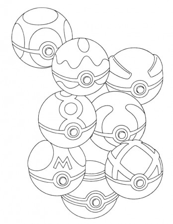 Coloring Ball Worksheets Printable And Pokemon Ball Coloring Page coloring  pages pokeball colouring pokeball coloring pokemon ball coloring I trust coloring  pages.