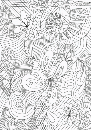 Zentangle Colouring Pages - In The Playroom