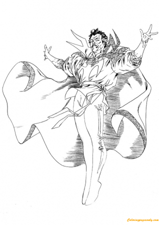 Doctor Strange Avengers Coloring Page - Free Coloring Pages ...