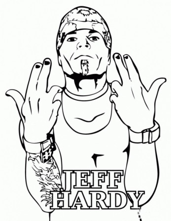 20+ Free Printable Jeff Hardy Coloring Pages - EverFreeColoring.com