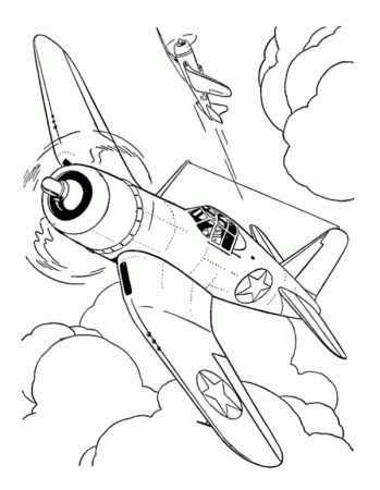 free wwii aircraft printables | Aircraft Drawings / Military Aircraft /  Fighter - Interceptor | Airplane coloring pages, Coloring pages, Airplane  drawing