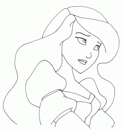 Swan Princess - Coloring Pages for Kids and for Adults