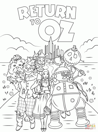 Return to Oz coloring page | Free Printable Coloring Pages