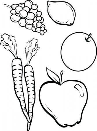 Vegetables Coloring ...