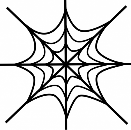 Free Printable Spider Web Coloring ...