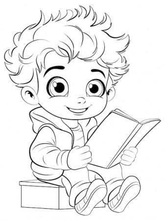 cute boys coloring pages