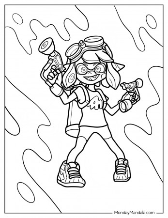 24 Splatoon Coloring Pages (Free PDF ...