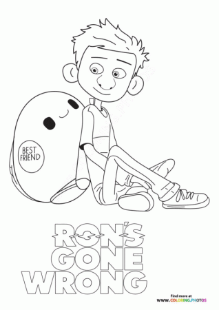 Ron's Gone Wrong Coloring Pages - Coloring Pages For Kids And Adults