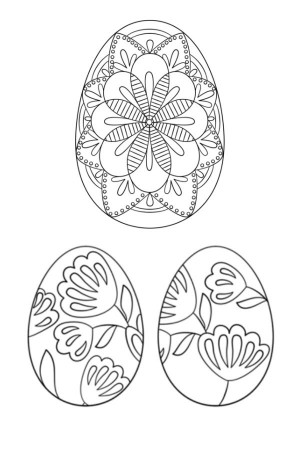 Beautiful, authentic Ukrainian Easter egg coloring pages that help support  Ukrainian artists | Cool Mom Picks