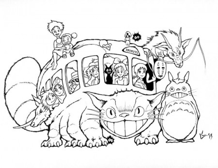 cat bus drawing - Google Search | Coloring books, Cool coloring ...