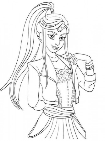 Kids-n-fun.com | Coloring page Disney Descendant Wicked World Jordan 1